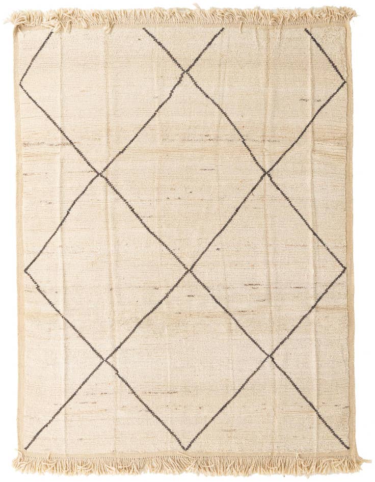 Detail image of 7' 10 x 10' 4 Hand Knotted Moroccan Wool Rug