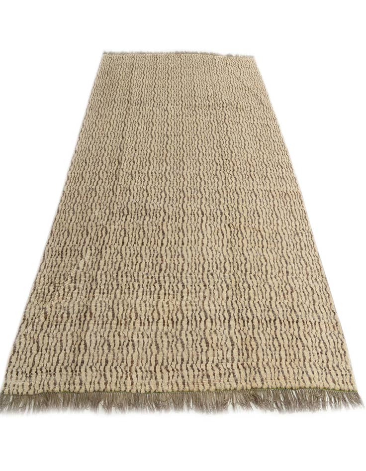 Detail image of 8' 2 x 10' 2  Hand Knotted Moroccan Wool Rug