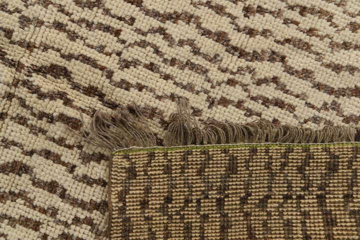 8' 2 x 10' 2 Hand Knotted Moroccan Wool Rug