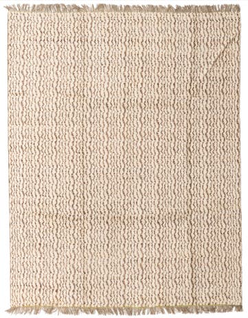 8' 2 x 10' 2 Hand Knotted Moroccan Wool Rug