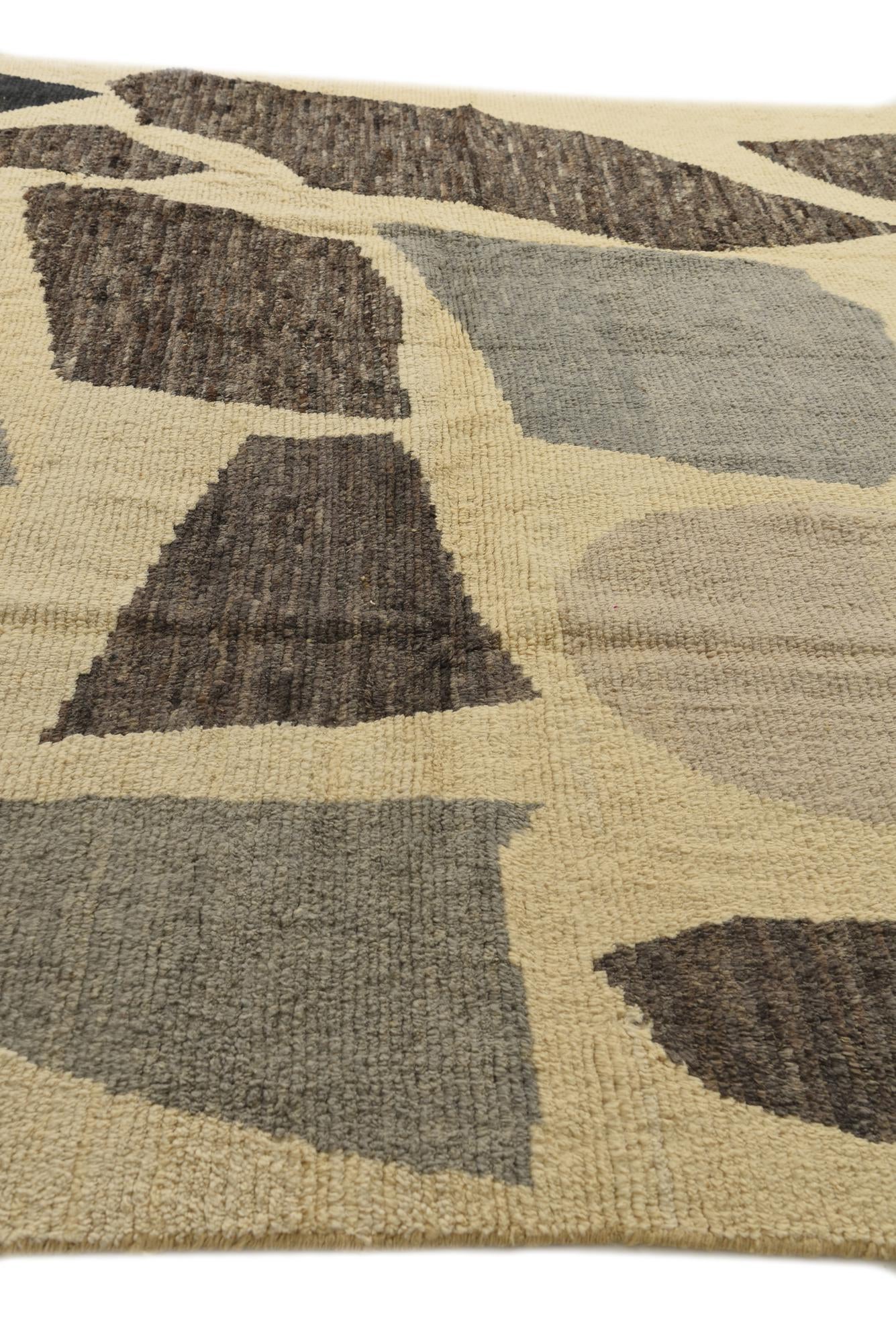 9' 1 x 12' 6 Hand Knotted Moroccan Wool Rug