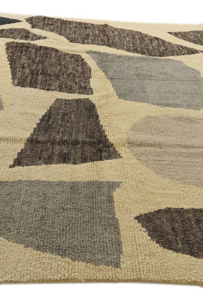 9' 1 x 12' 6 Hand Knotted Moroccan Wool Rug