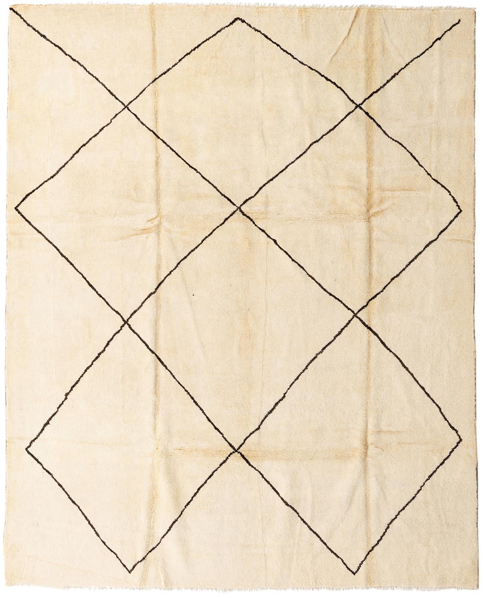 8' 2 x 10' 1 Hand Knotted Moroccan Wool Rug