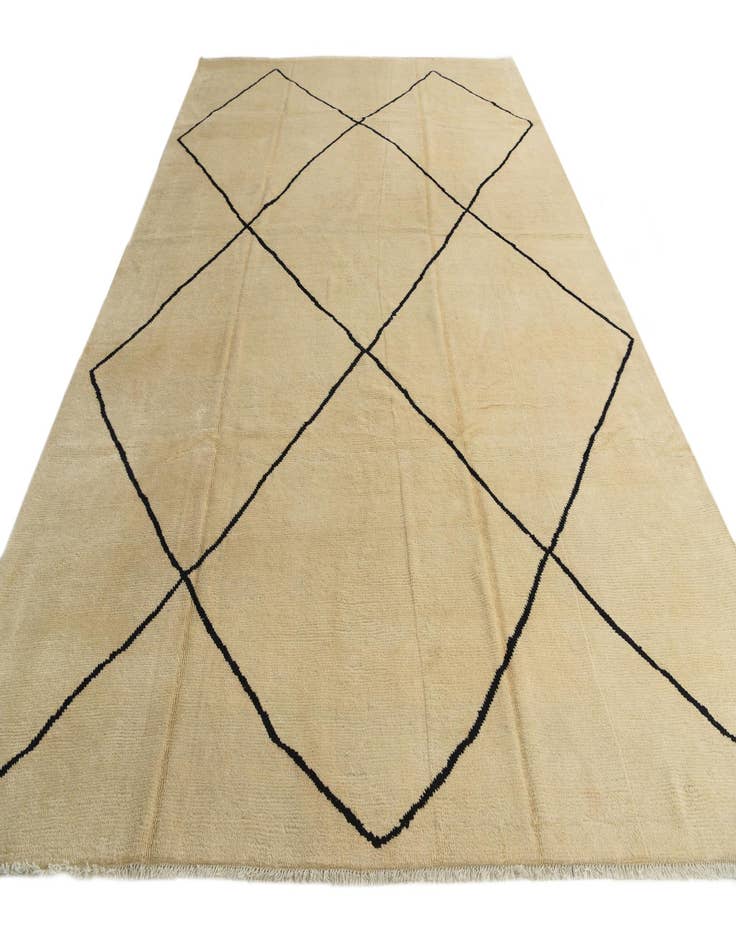 Detail image of 10' x 14' 5  Hand Knotted Moroccan Wool Rug