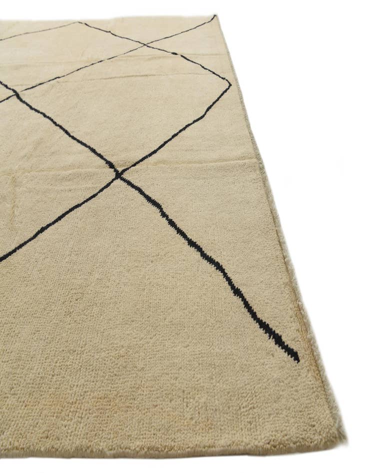 Detail image of 10' x 14' 5  Hand Knotted Moroccan Wool Rug