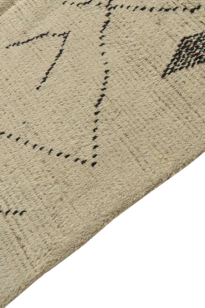 8' 1 x 11' Hand Knotted Moroccan Wool Rug