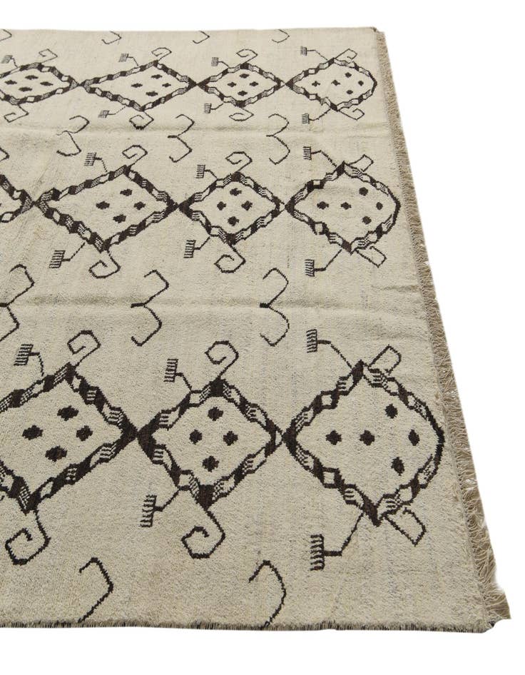 Detail image of 8' 3 x 9' 2  Hand Knotted Moroccan Wool Rug