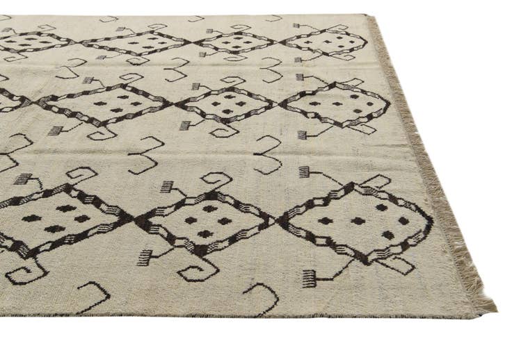 Detail image of 8' 3 x 9' 2 Hand Knotted Moroccan Wool Rug