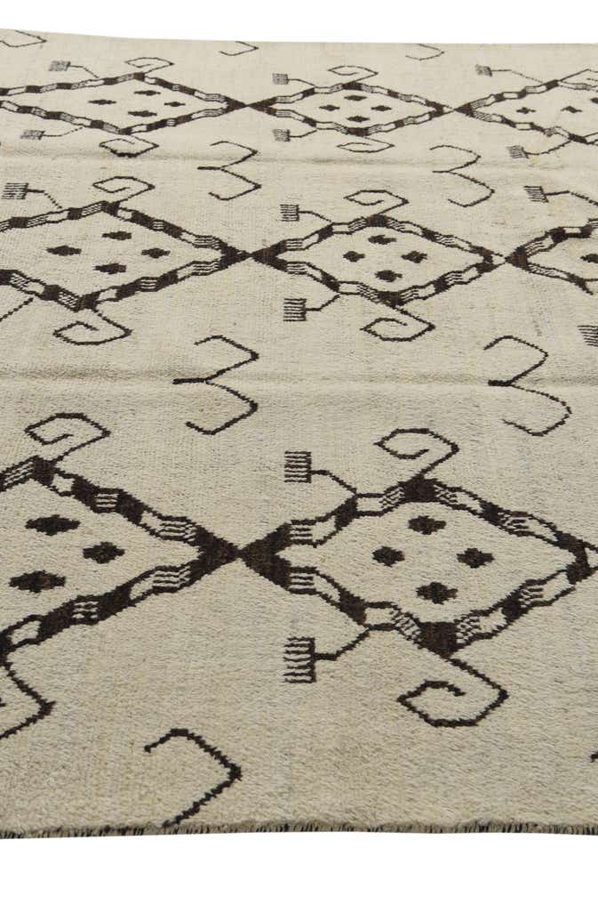 8' 3 x 9' 2 Hand Knotted Moroccan Wool Rug