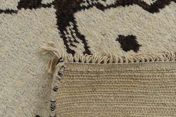 8' 3 x 9' 2 Hand Knotted Moroccan Wool Rug
