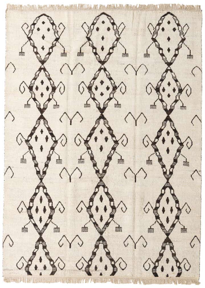 8' 3 x 9' 2 Hand Knotted Moroccan Wool Rug