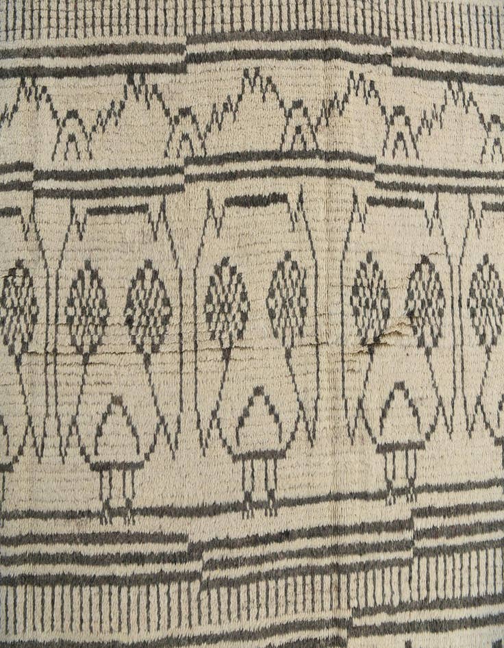 Detail image of 8' x 10' 2  Hand Knotted Moroccan Wool Rug