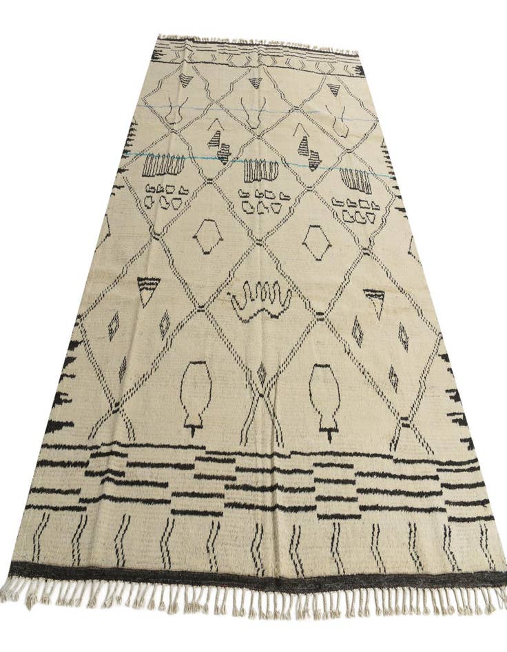 Detail image of 8' 2 x 11' 5  Hand Knotted Moroccan Wool Rug