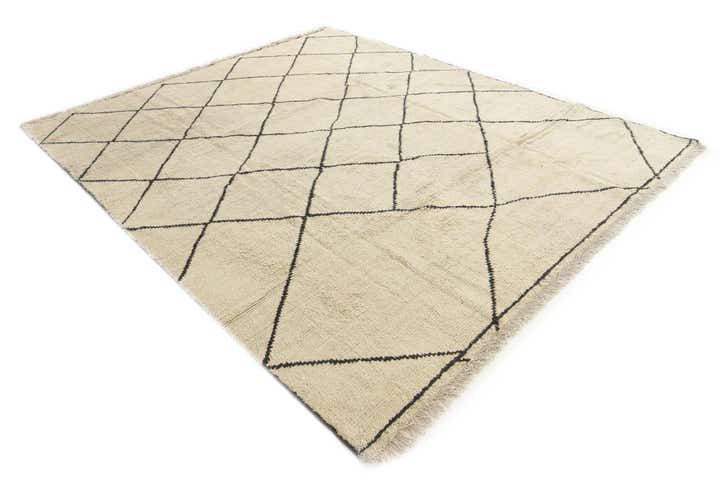 8' 3 x 9' 10 Hand Knotted Moroccan Wool Rug