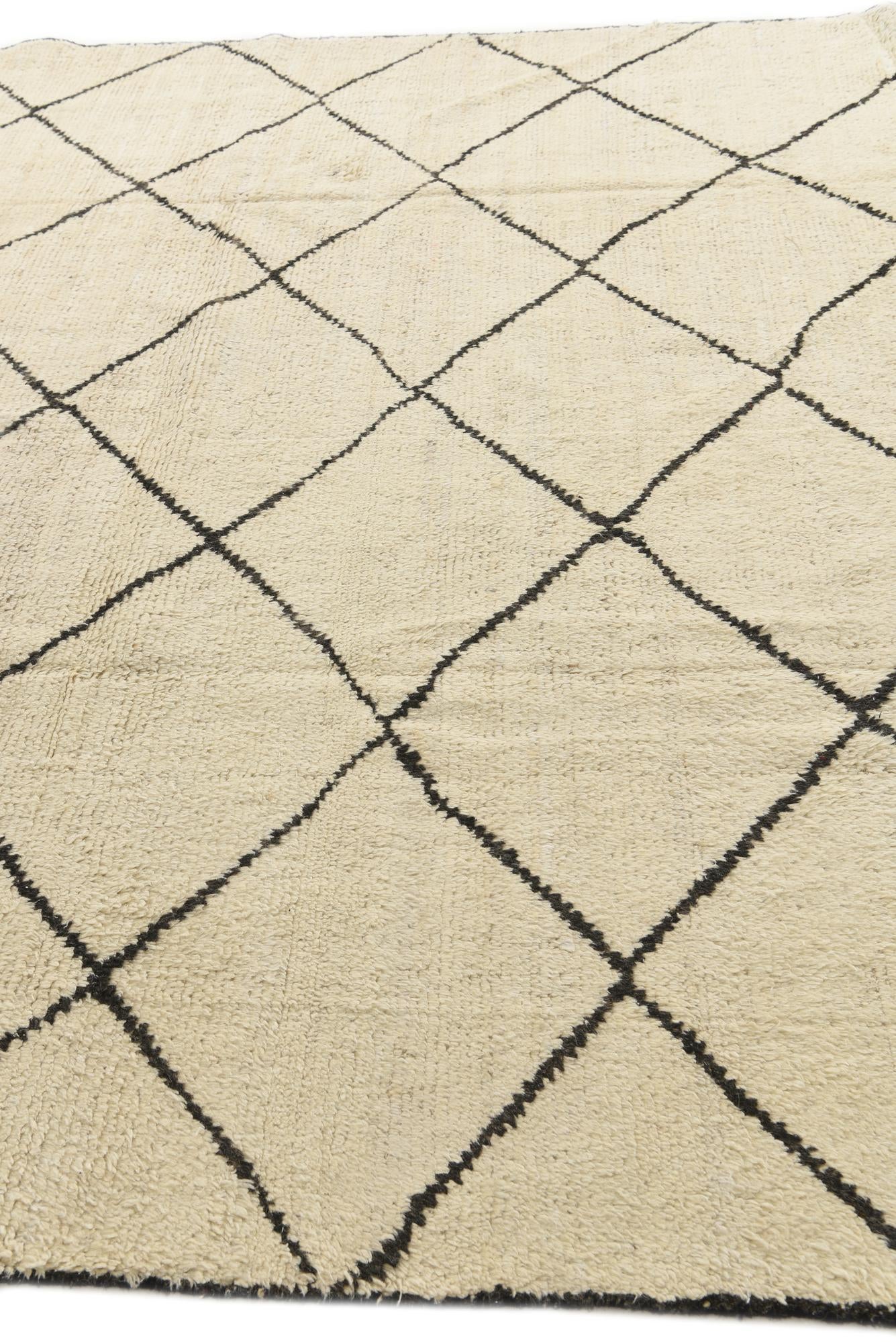 8' 3 x 9' 10 Hand Knotted Moroccan Wool Rug