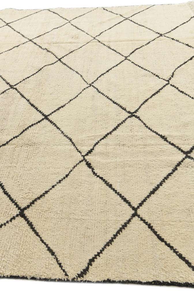 8' 3 x 9' 10 Hand Knotted Moroccan Wool Rug