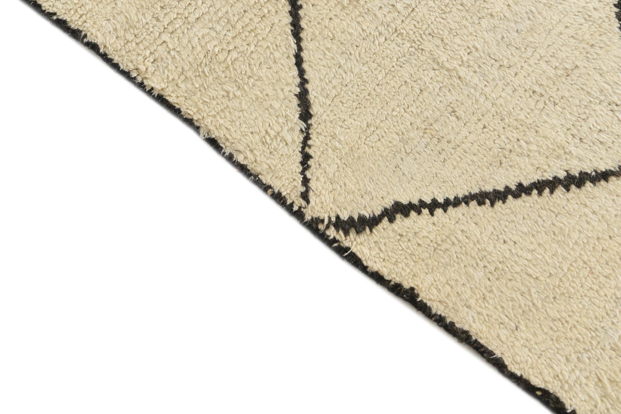 8' 3 x 9' 10 Hand Knotted Moroccan Wool Rug