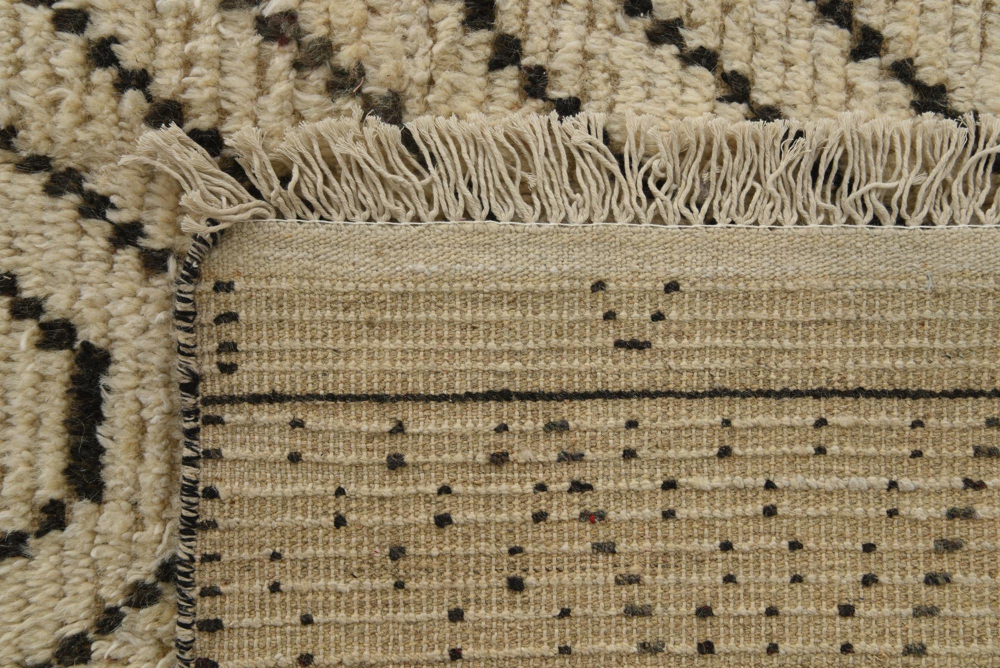 9' 10 x 14' Hand Knotted Moroccan Wool Rug