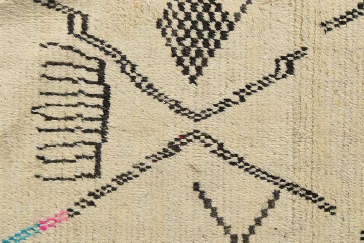 9' 1 x 12' 10 Hand Knotted Moroccan Wool Rug