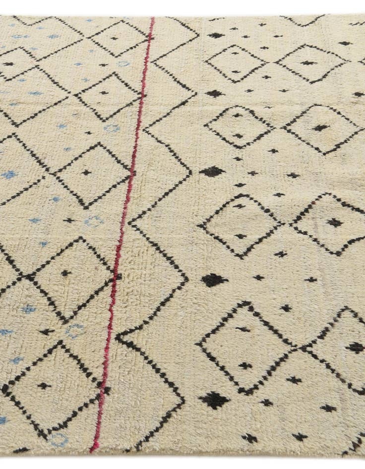 Detail image of 5' 7 x 8' 6  Hand Knotted Moroccan Wool Rug