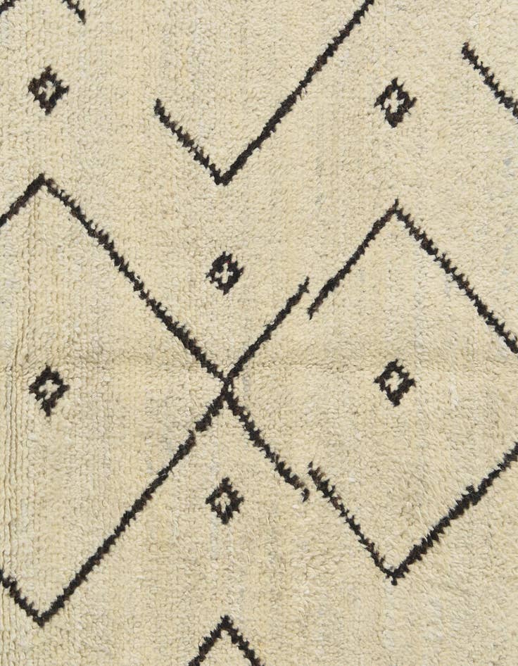 Detail image of 6' x 9' 3  Hand Knotted Moroccan Wool Rug