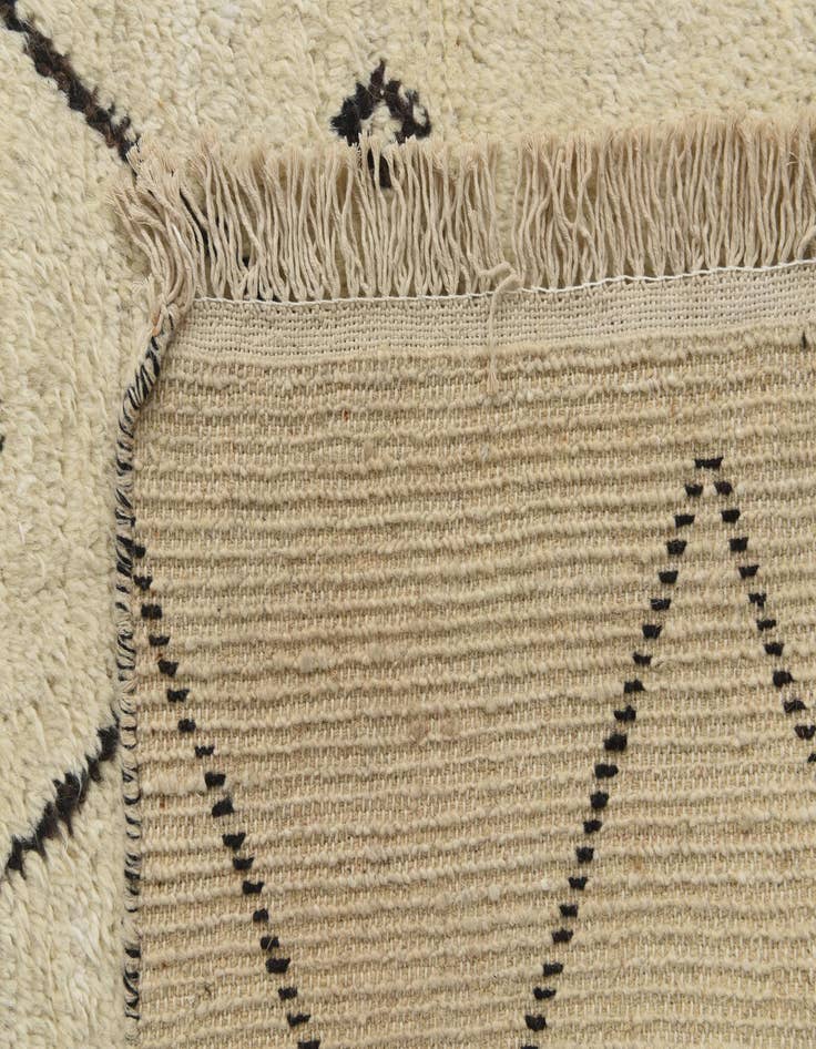 Detail image of 6' x 9' 3  Hand Knotted Moroccan Wool Rug