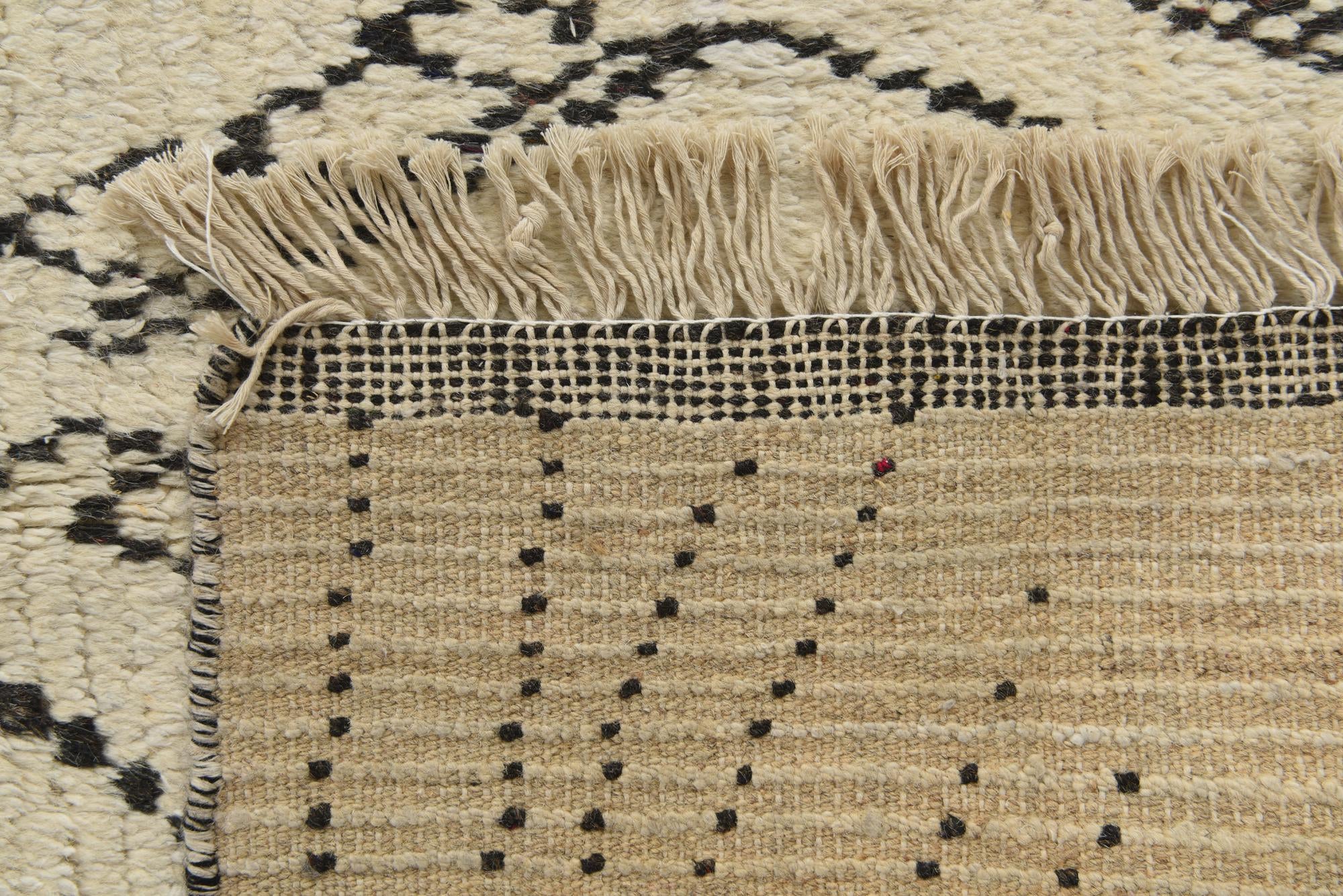 7' 10 x 10' 8 Hand Knotted Moroccan Wool Rug