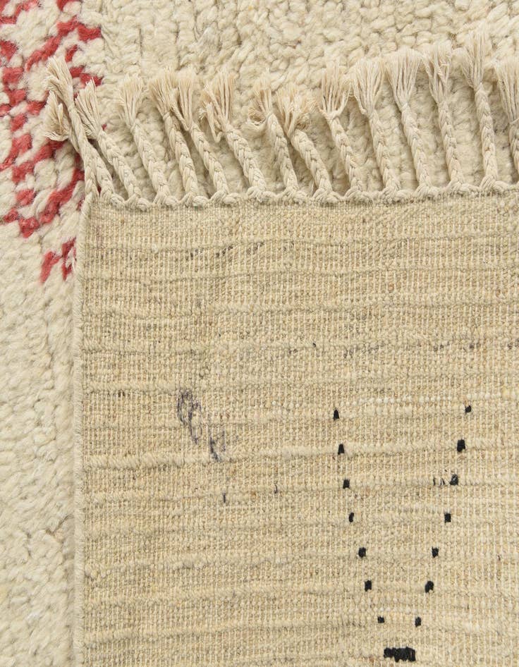 Detail image of 5' 10 x 9' 8  Hand Knotted Moroccan Wool Rug