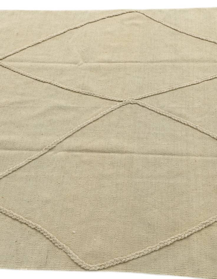 Detail image of 4' 2 x 6' 1  Hand Knotted Moroccan Wool Rug