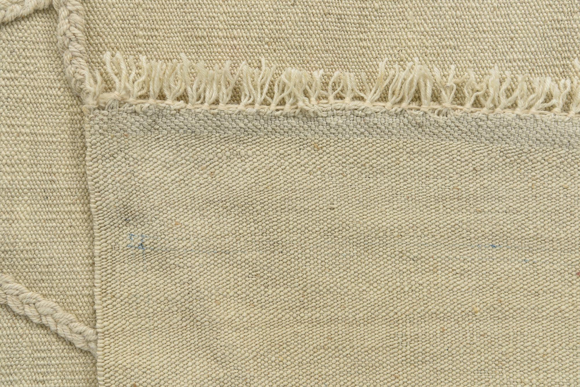 4' 2 x 6' 1 Hand Knotted Moroccan Wool Rug