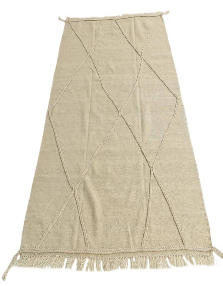 Detail image of 4' 4 x 6' 1  Hand Knotted Moroccan Wool Rug