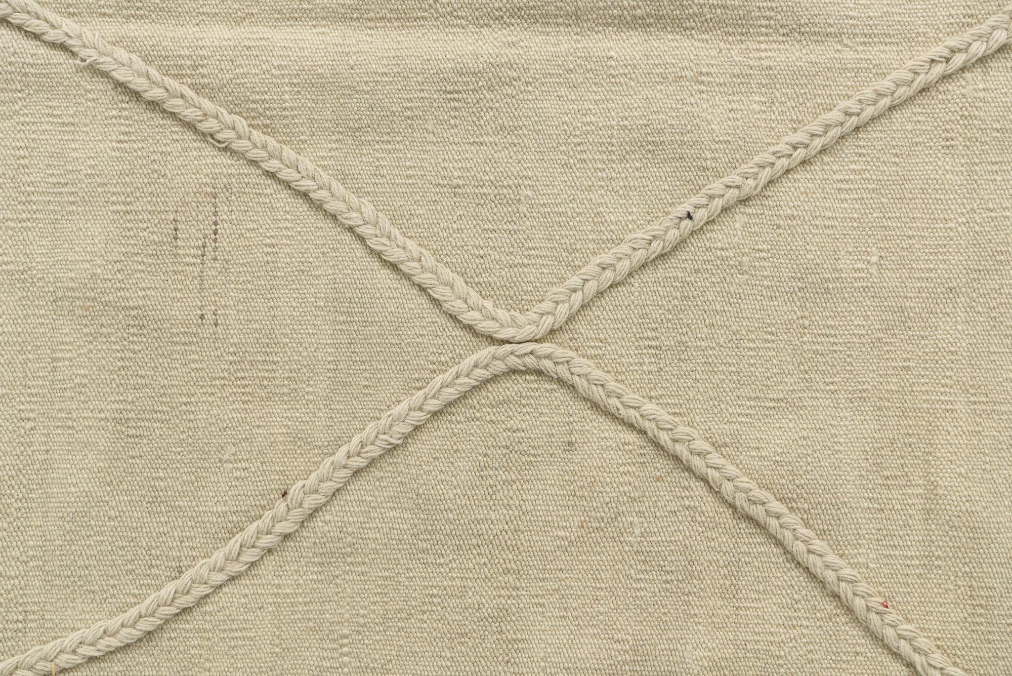 4' 4 x 6' 1 Hand Knotted Moroccan Wool Rug