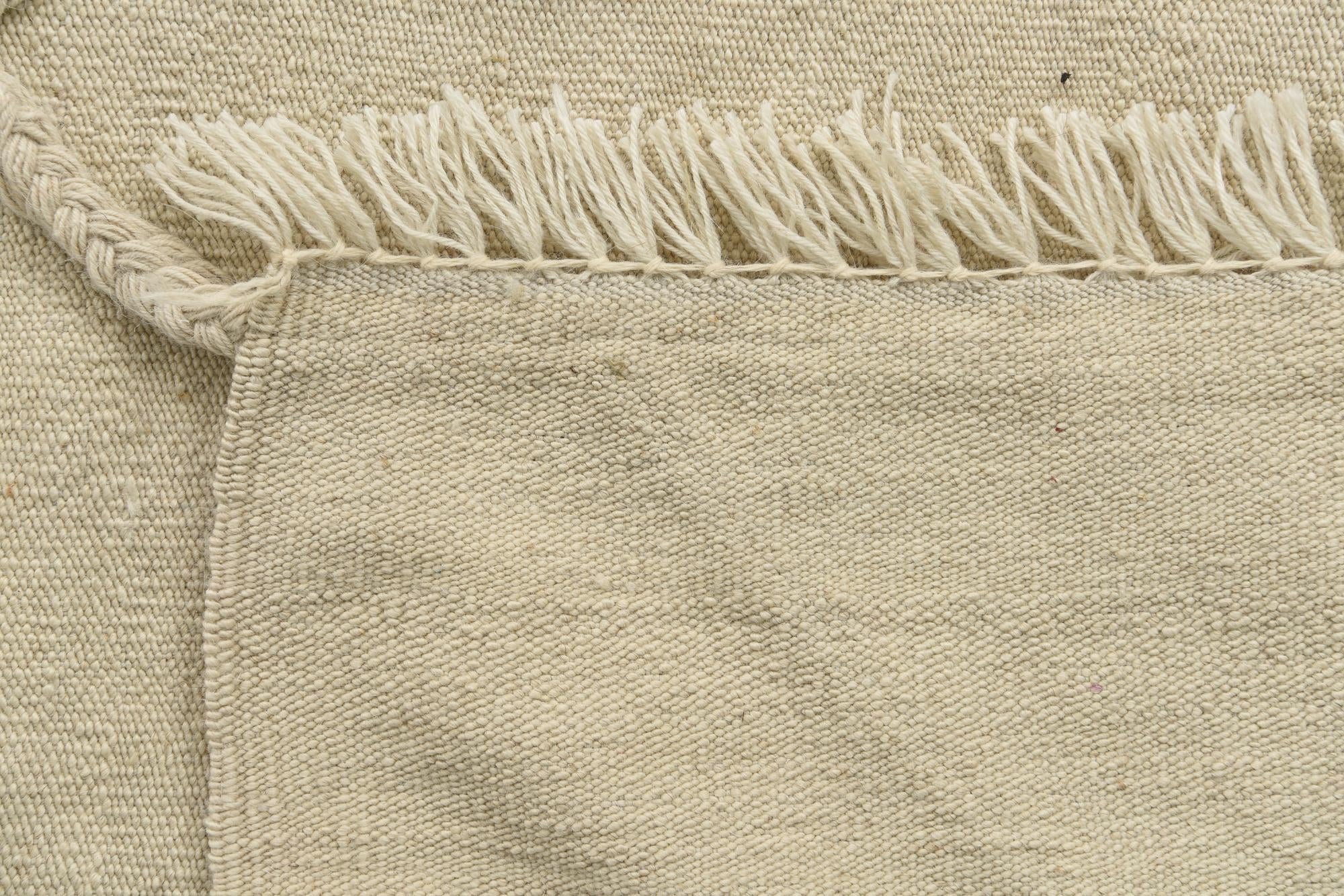 4' 4 x 6' 1 Hand Knotted Moroccan Wool Rug