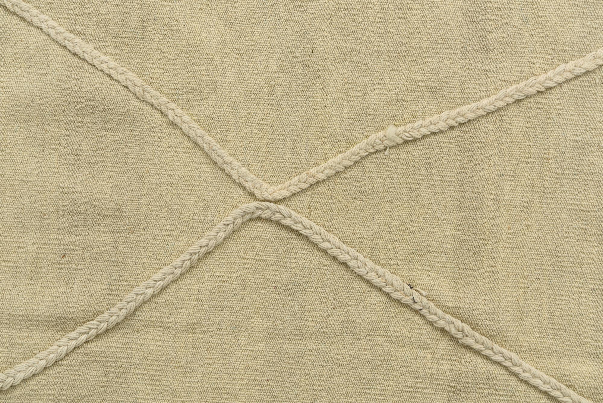 3' 7 x 4' 9 Hand Knotted Moroccan Wool Rug