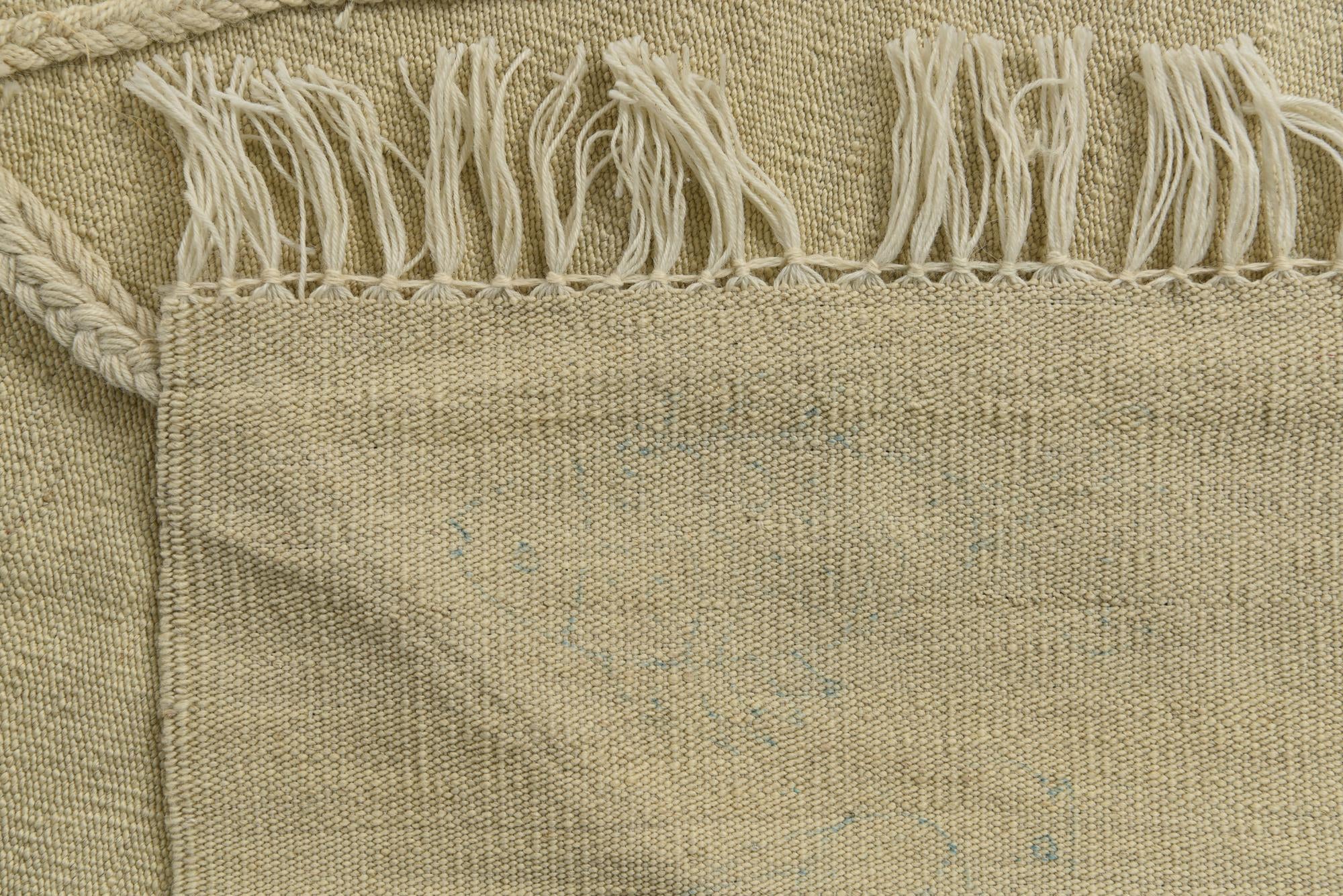 3' 7 x 4' 9 Hand Knotted Moroccan Wool Rug