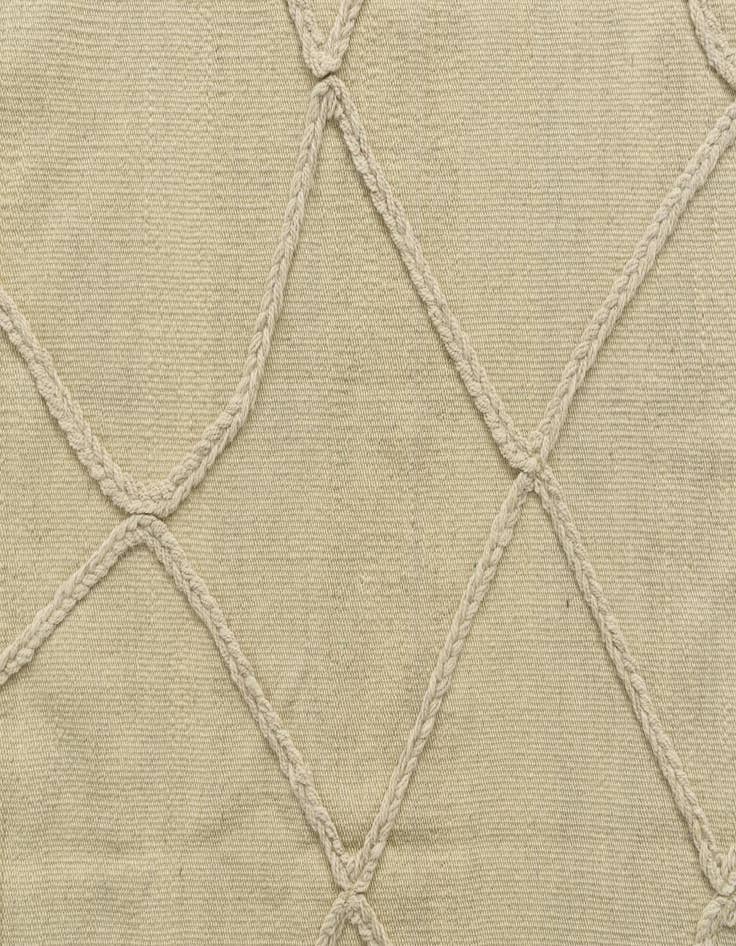 Detail image of 3' 5 x 5'  Hand Knotted Moroccan Wool Rug