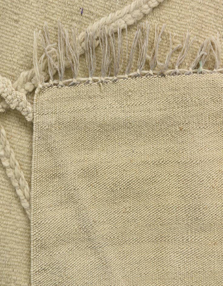 Detail image of 3' 7 x 5'  Hand Knotted Moroccan Wool Rug