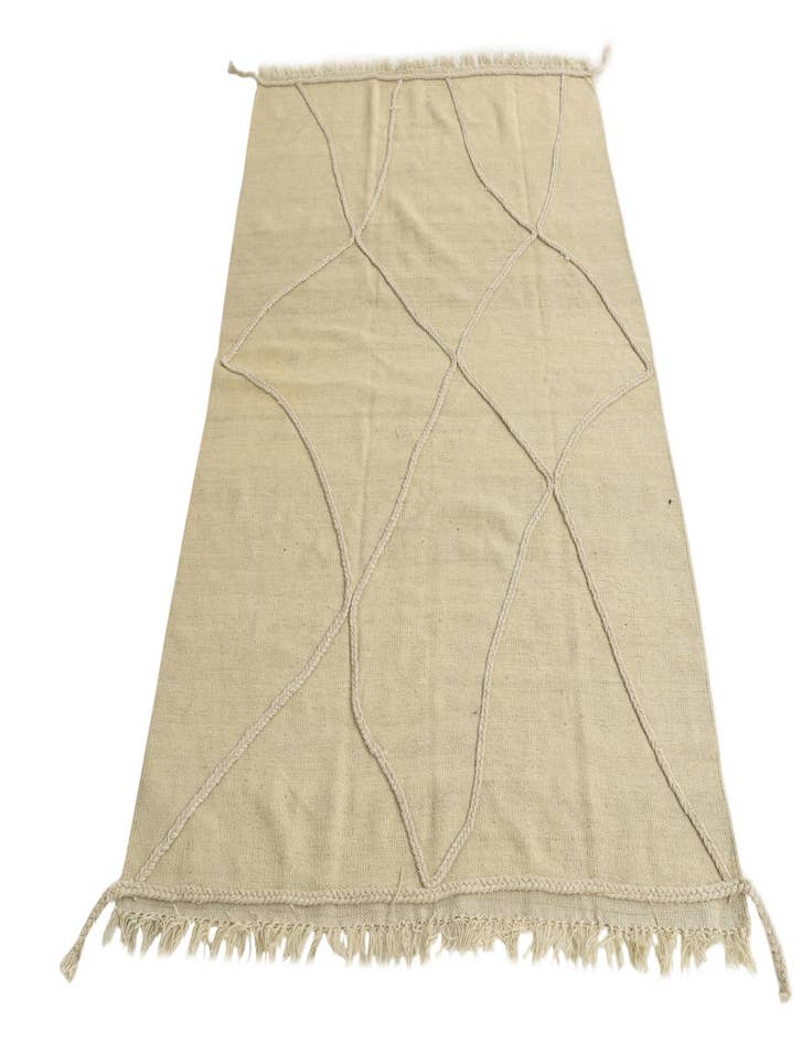 Detail image of 4' 4 x 6' 3  Hand Knotted Moroccan Wool Rug