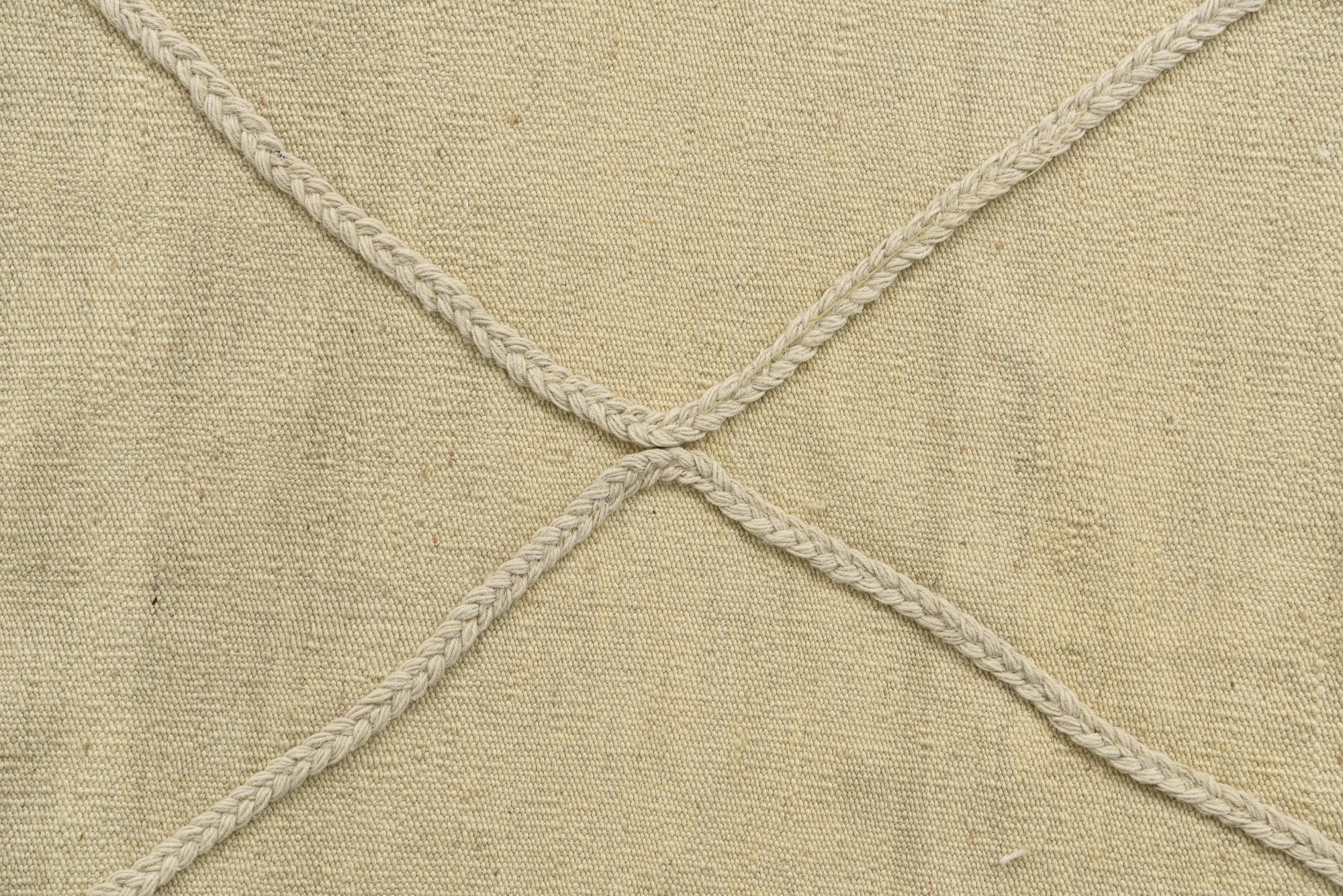 4' 4 x 6' 3 Hand Knotted Moroccan Wool Rug