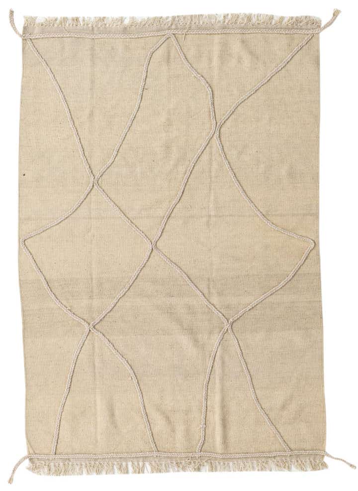 130cm x 190cm Noué main Marocain Tapis Laine