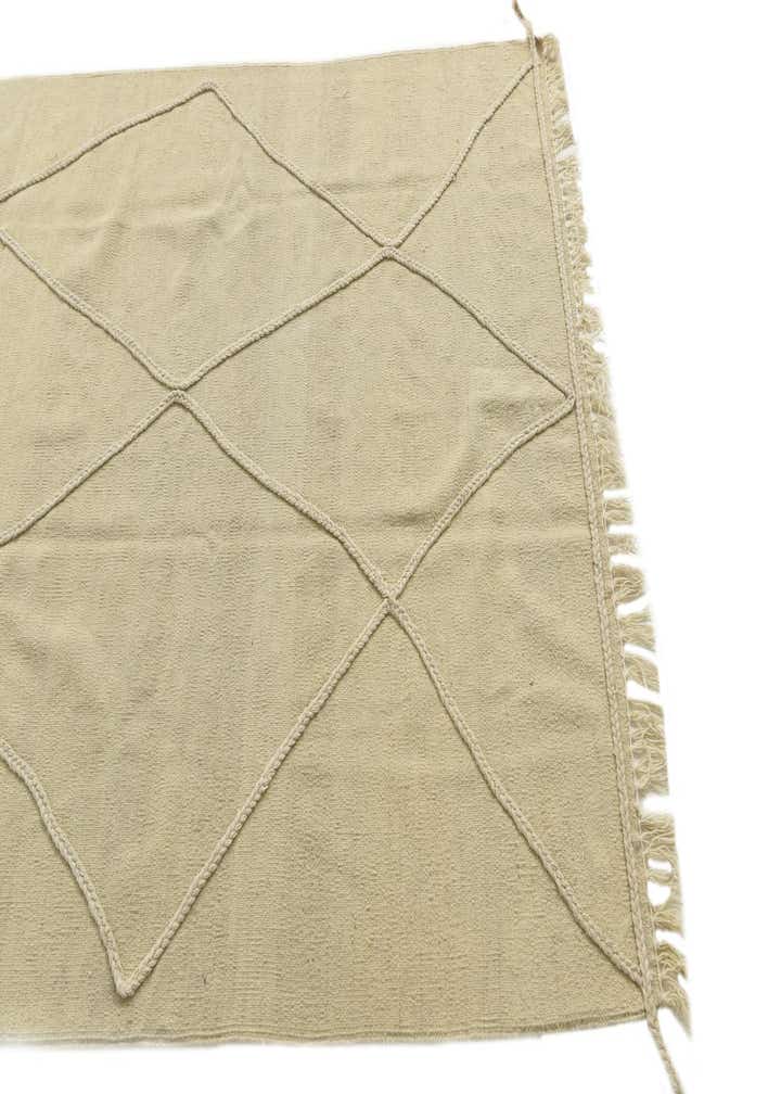 4' 3 x 6' Hand Knotted Moroccan Wool Rug