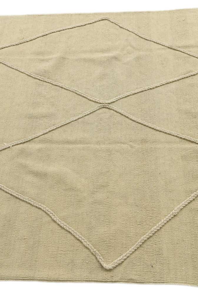 4' 3 x 6' Hand Knotted Moroccan Wool Rug