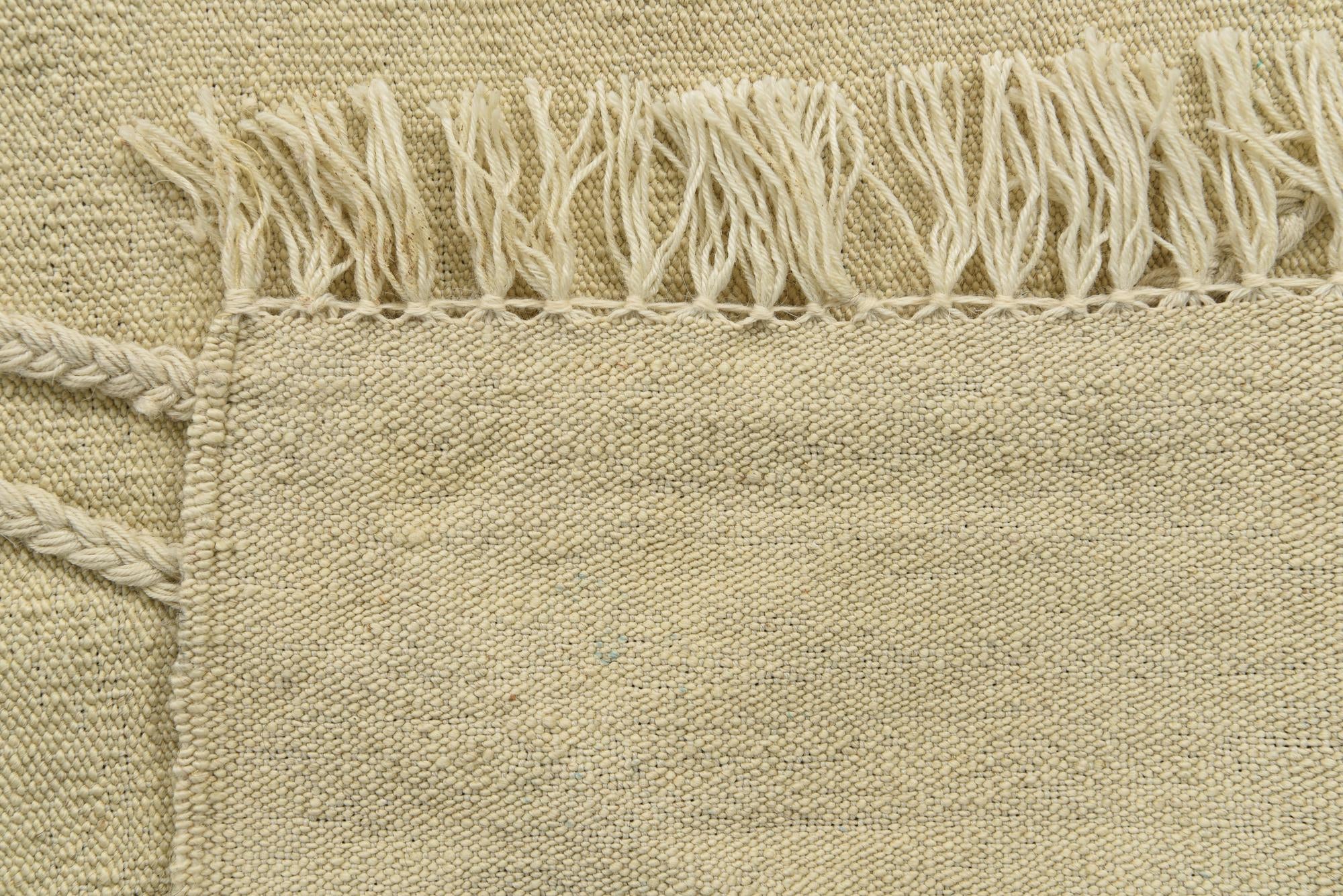 4' 3 x 6' Hand Knotted Moroccan Wool Rug