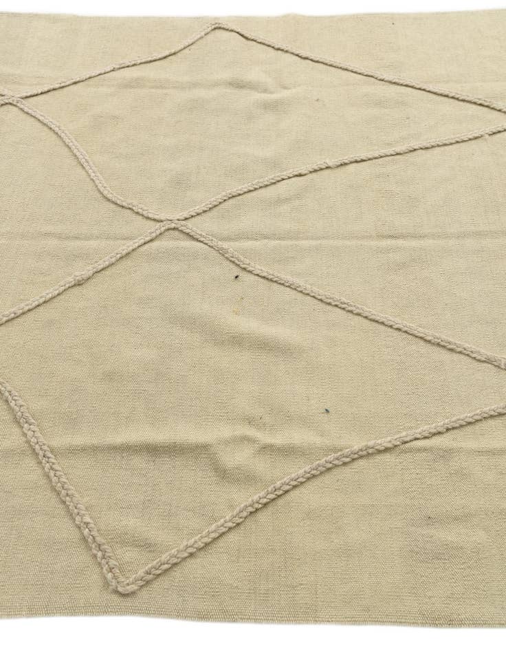 Detail image of 4' 10 x 6' 8  Hand Knotted Moroccan Wool Rug