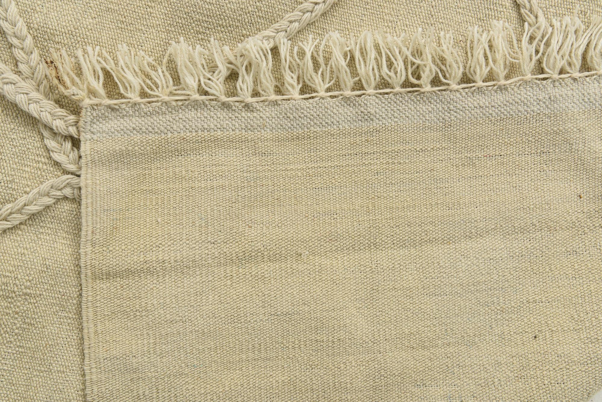 4' 2 x 6' 2 Hand Knotted Moroccan Wool Rug