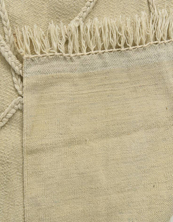 Detail image of 4' 2 x 6' 2  Hand Knotted Moroccan Wool Rug