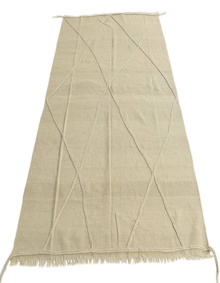 Detail image of 4' 9 x 7'  Hand Knotted Moroccan Wool Rug