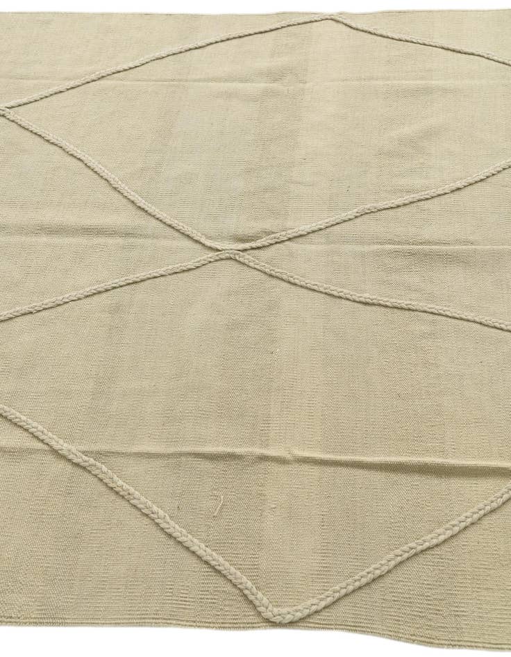 Detail image of 4' 9 x 7'  Hand Knotted Moroccan Wool Rug