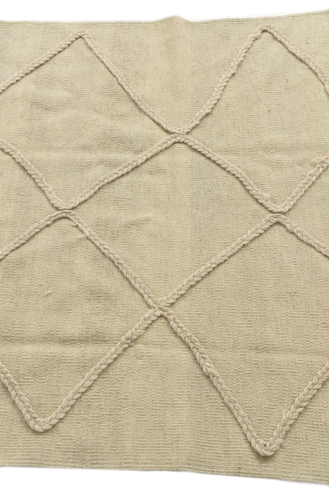 3' 3 x 4' 10 Hand Knotted Moroccan Wool Rug