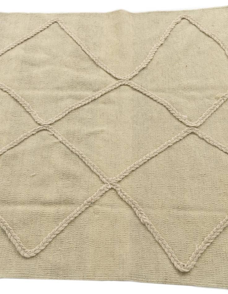 Detail image of 3' 3 x 4' 10 Hand Knotted Moroccan Wool Rug